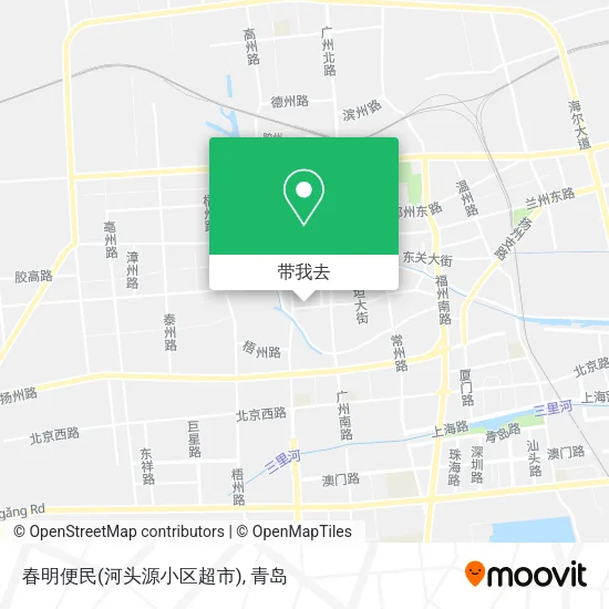 春明便民(河头源小区超市)地图