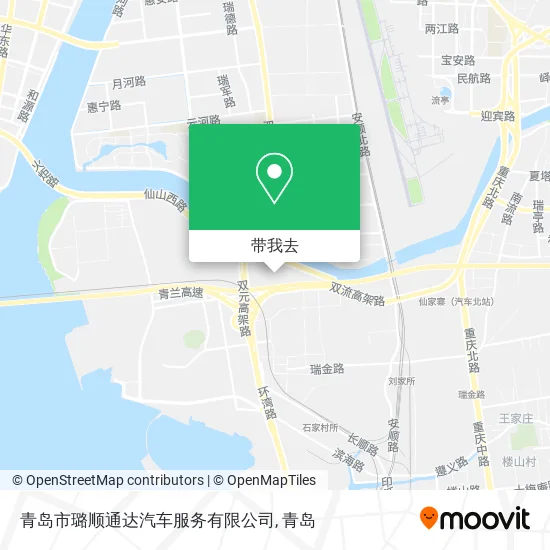 青岛市璐顺通达汽车服务有限公司地图