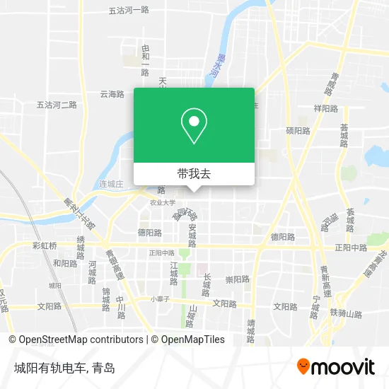 城阳有轨电车地图