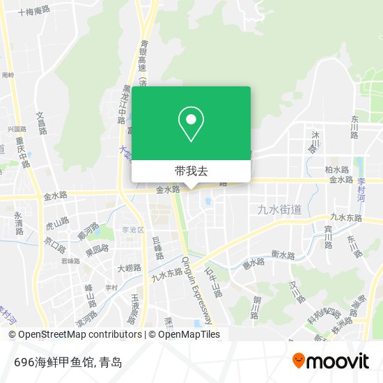 696海鲜甲鱼馆地图