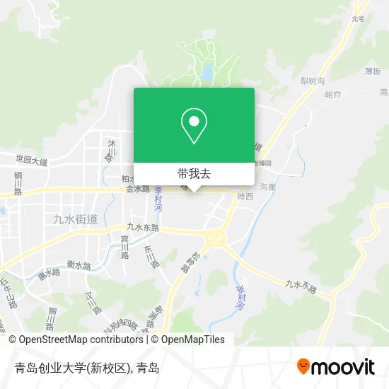 青岛创业大学(新校区)地图