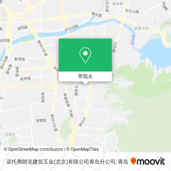 诺托弗朗克建筑五金(北京)有限公司青岛分公司地图