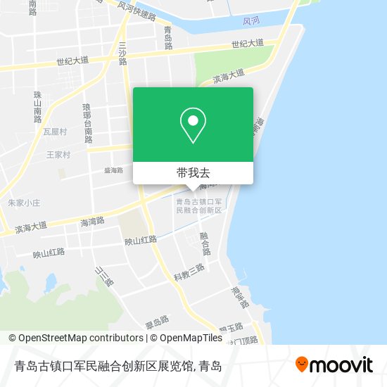 青岛古镇口军民融合创新区展览馆地图