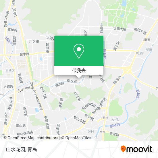 山水花园地图