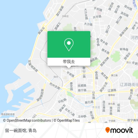 留一碗面馆地图