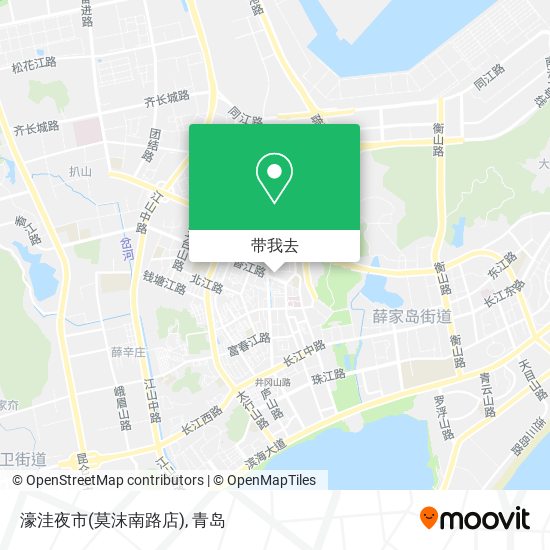 濠洼夜市(莫沫南路店)地图
