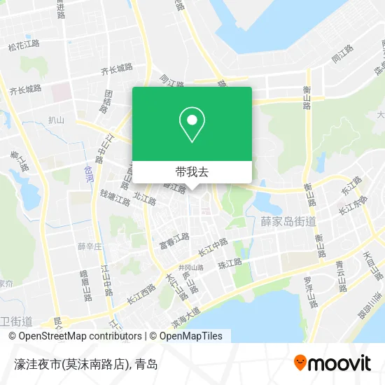 濠洼夜市(莫沫南路店)地图