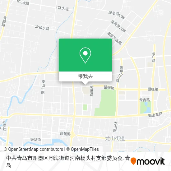 中共青岛市即墨区潮海街道河南杨头村支部委员会地图