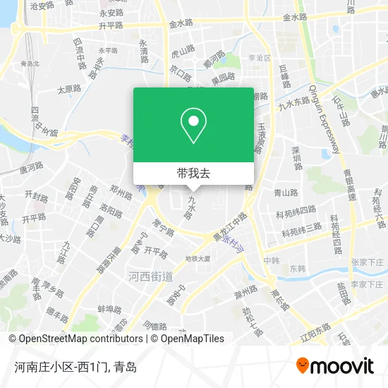 河南庄小区-西1门地图