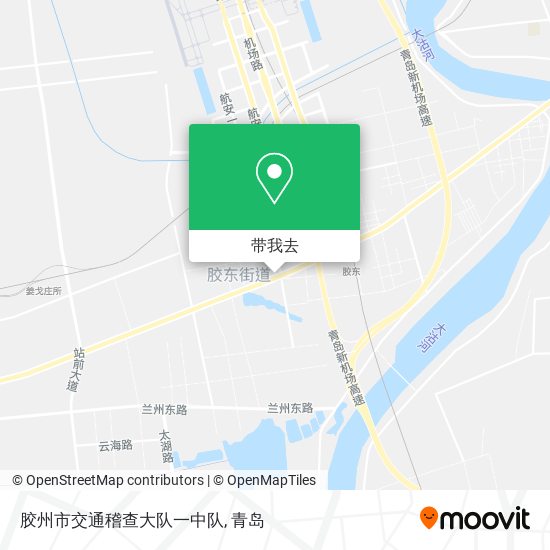 胶州市交通稽查大队一中队地图