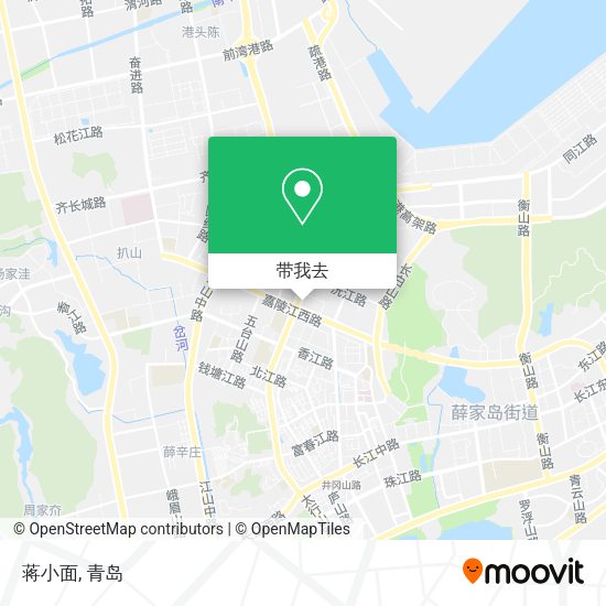 蒋小面地图