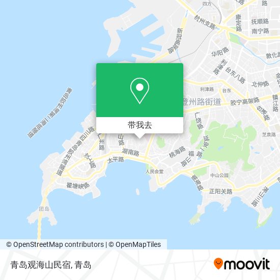 青岛观海山民宿地图