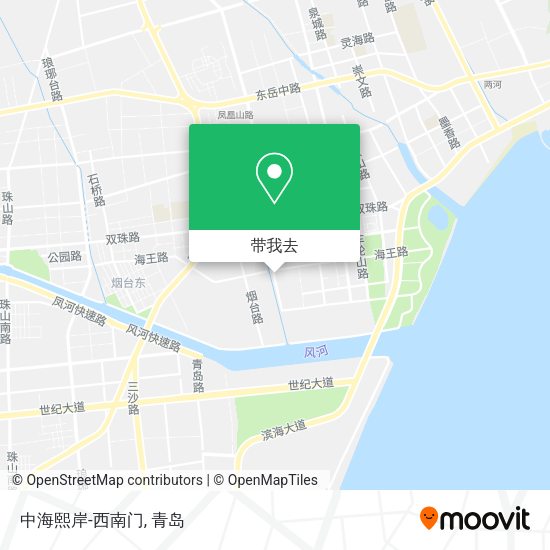 中海熙岸-西南门地图