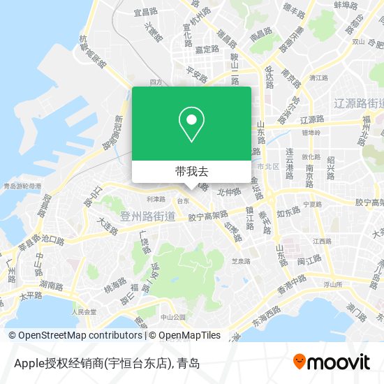 Apple授权经销商(宇恒台东店)地图