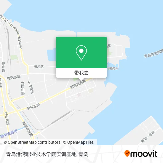 青岛港湾职业技术学院实训基地地图