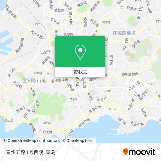 泰州五路1号西院地图