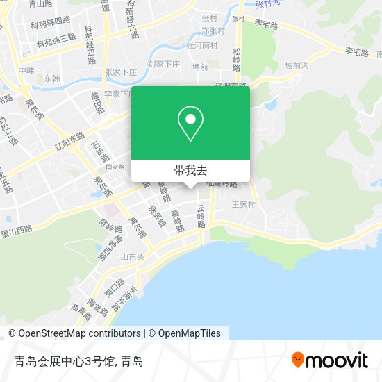 青岛会展中心3号馆地图
