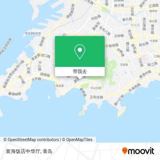 黄海饭店中华厅地图