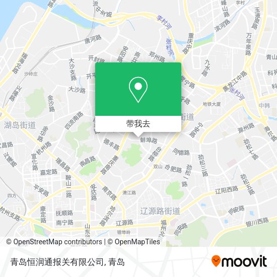 青岛恒润通报关有限公司地图