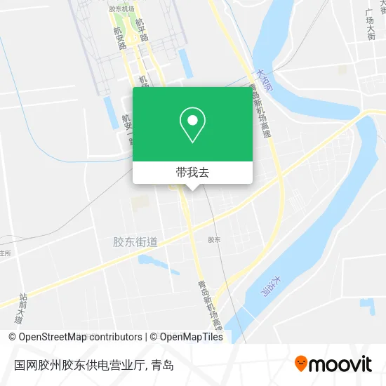 国网胶州胶东供电营业厅地图