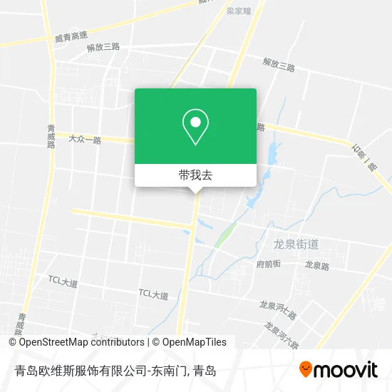 青岛欧维斯服饰有限公司-东南门地图