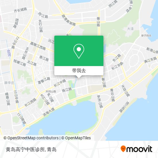 黄岛高宁中医诊所地图