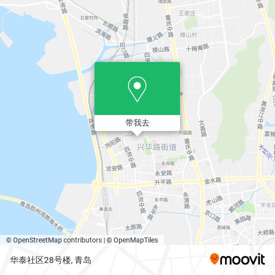 华泰社区28号楼地图