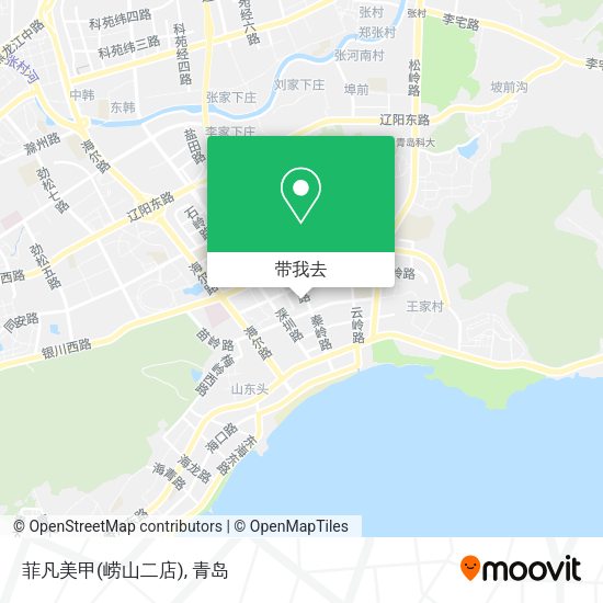 菲凡美甲(崂山二店)地图