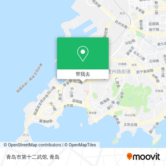 青岛市第十二武馆地图