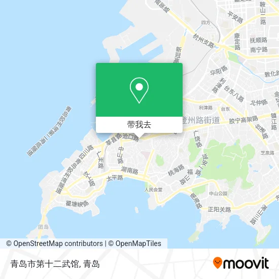 青岛市第十二武馆地图