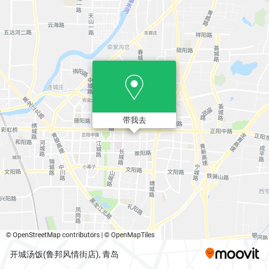 开城汤饭(鲁邦风情街店)地图