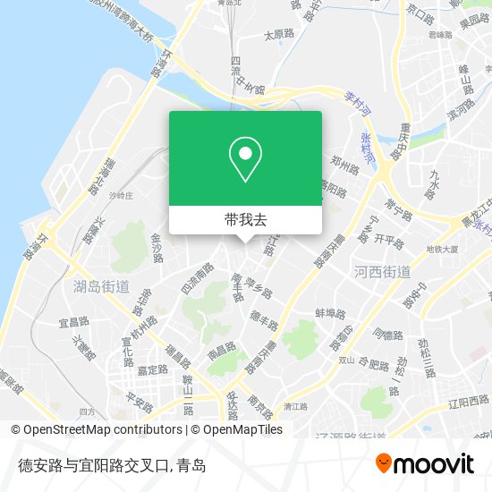 德安路与宜阳路交叉口地图