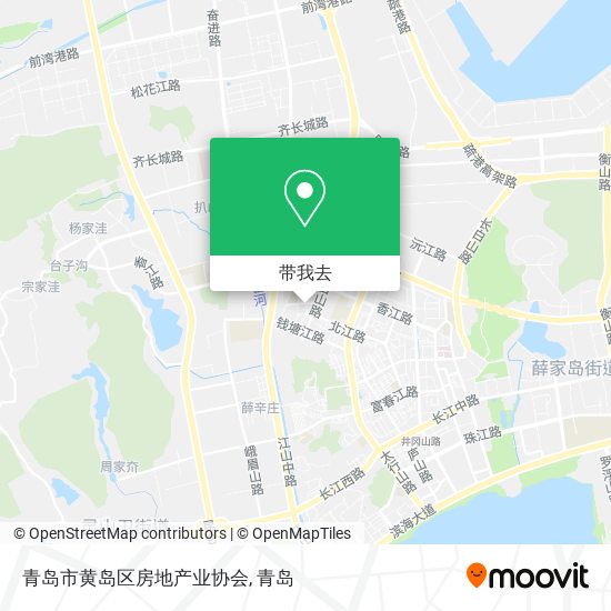青岛市黄岛区房地产业协会地图