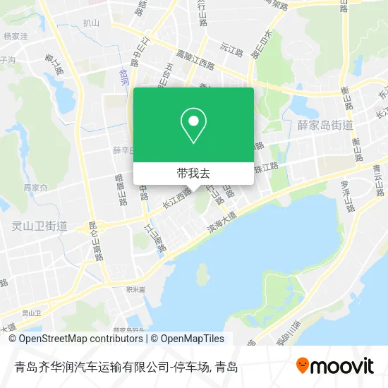 青岛齐华润汽车运输有限公司-停车场地图