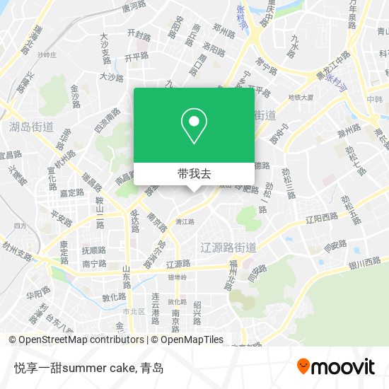 悦享一甜summer cake地图