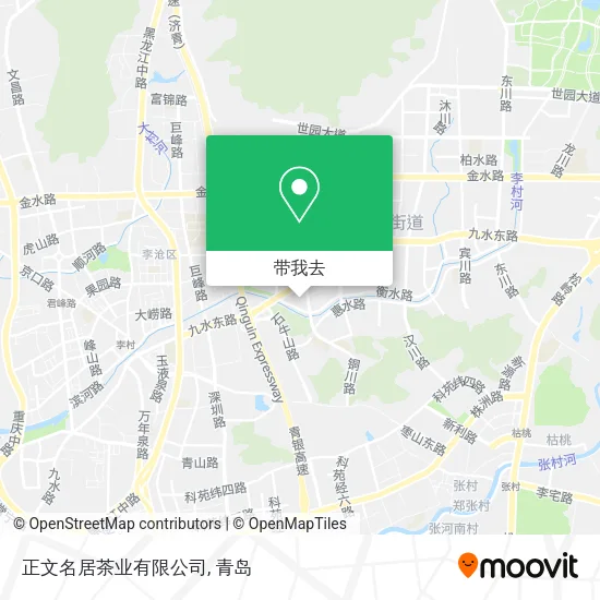 正文名居茶业有限公司地图