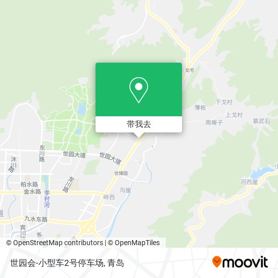 世园会-小型车2号停车场地图