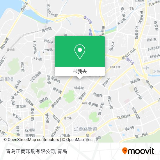 青岛正商印刷有限公司地图