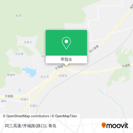 同三高速/开城路(路口)地图