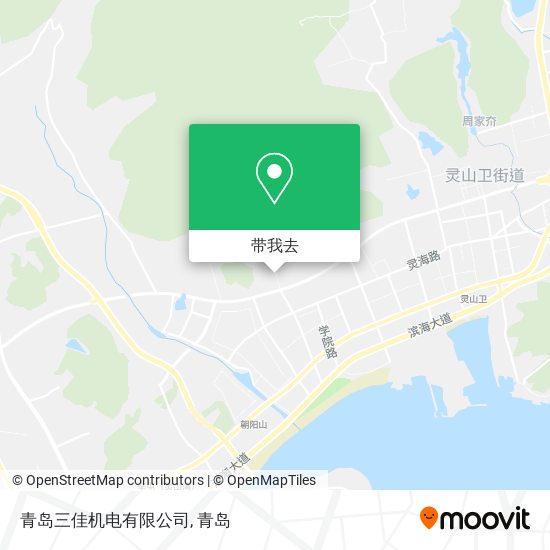 青岛三佳机电有限公司地图