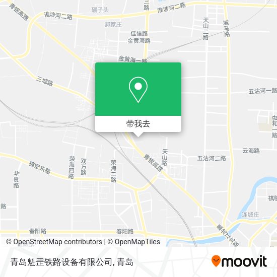 青岛魁罡铁路设备有限公司地图