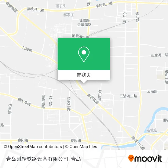 青岛魁罡铁路设备有限公司地图
