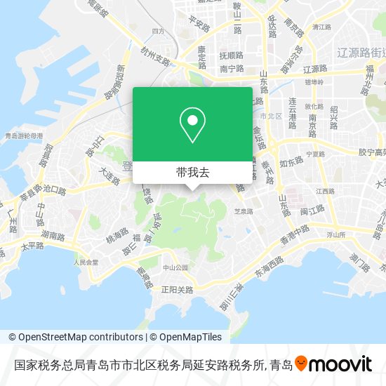 国家税务总局青岛市市北区税务局延安路税务所地图