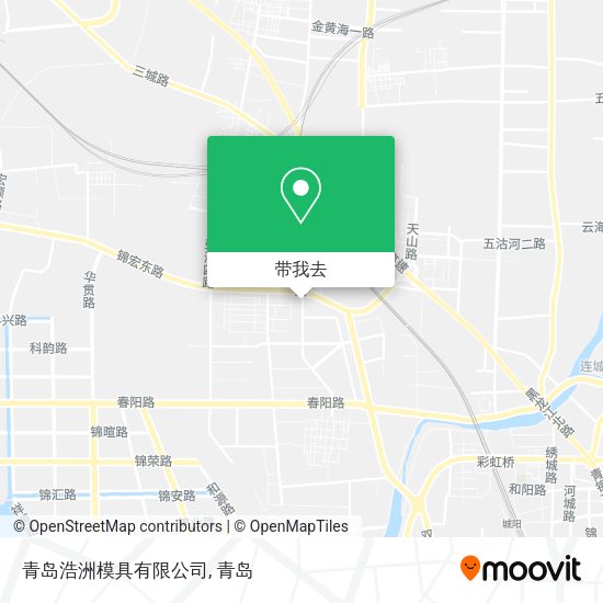 青岛浩洲模具有限公司地图