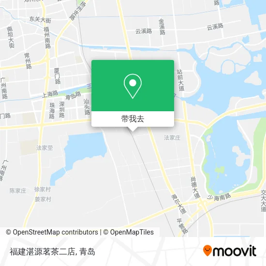 福建湛源茗茶二店地图