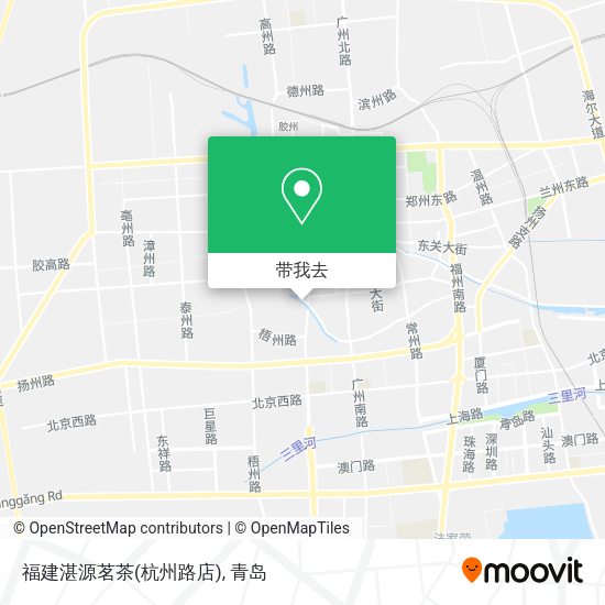 福建湛源茗茶(杭州路店)地图