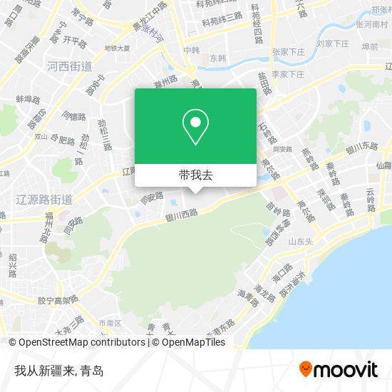 我从新疆来地图