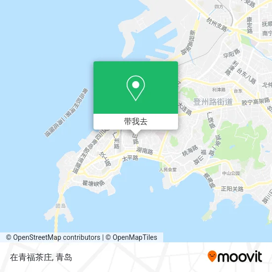 在青福茶庄地图