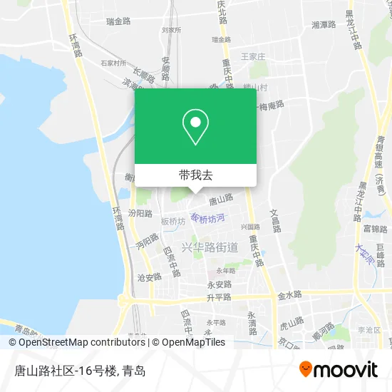 唐山路社区-16号楼地图