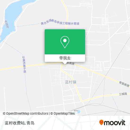 蓝村收费站地图